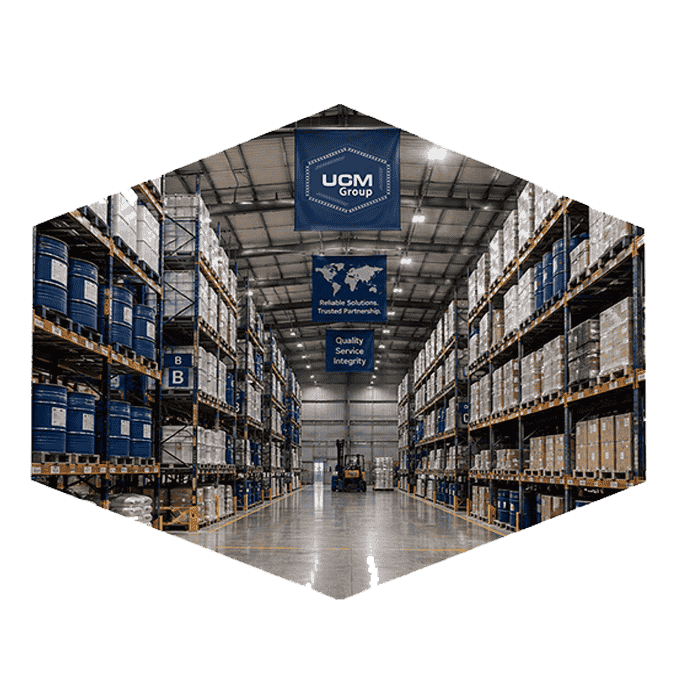 UCM Group chemical warehouse and reliable supply
