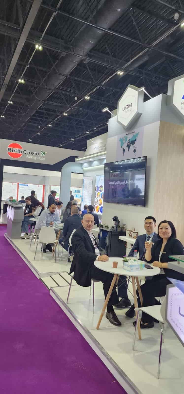 UCM Group exhibition stand in Dubai 2024
