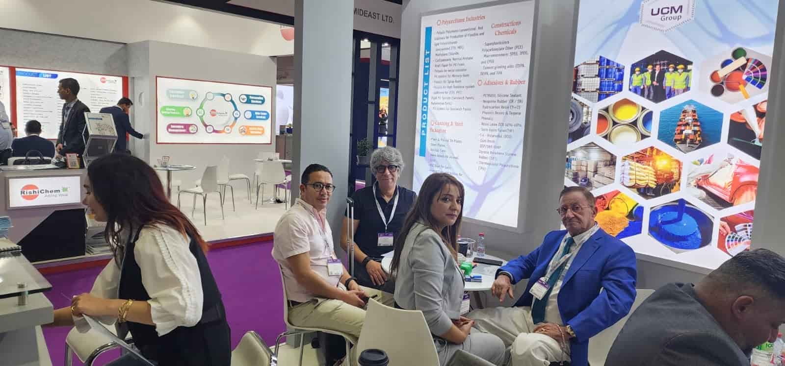 UCM Group exhibition stand in Dubai 2024